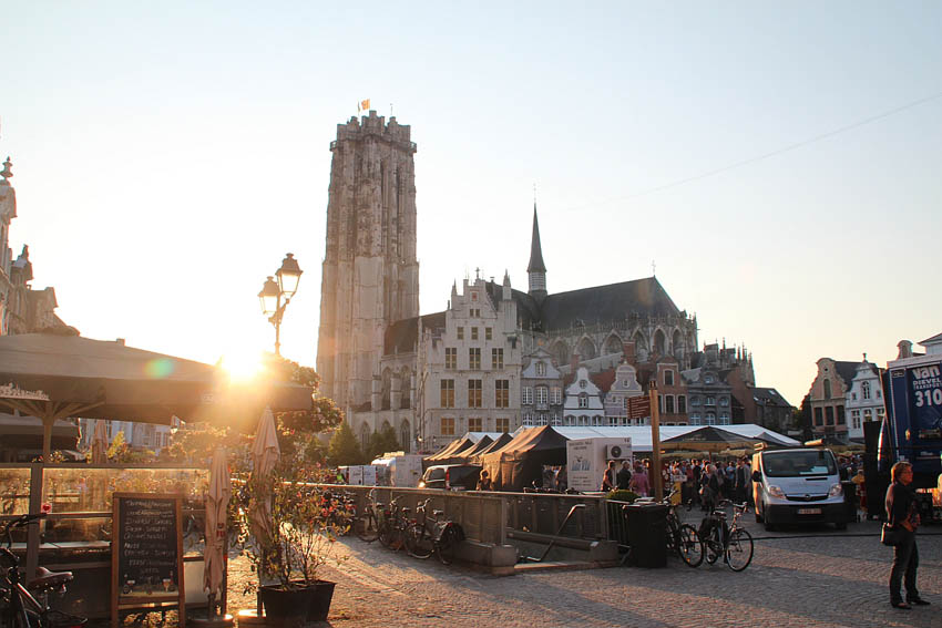 Matjesfest Mechelen am Abend